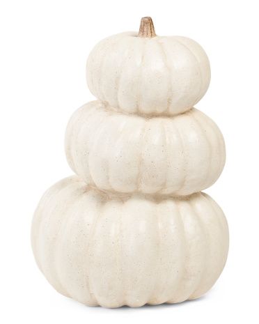 23in 3 Stacking Pumpkins Decor | Marshalls