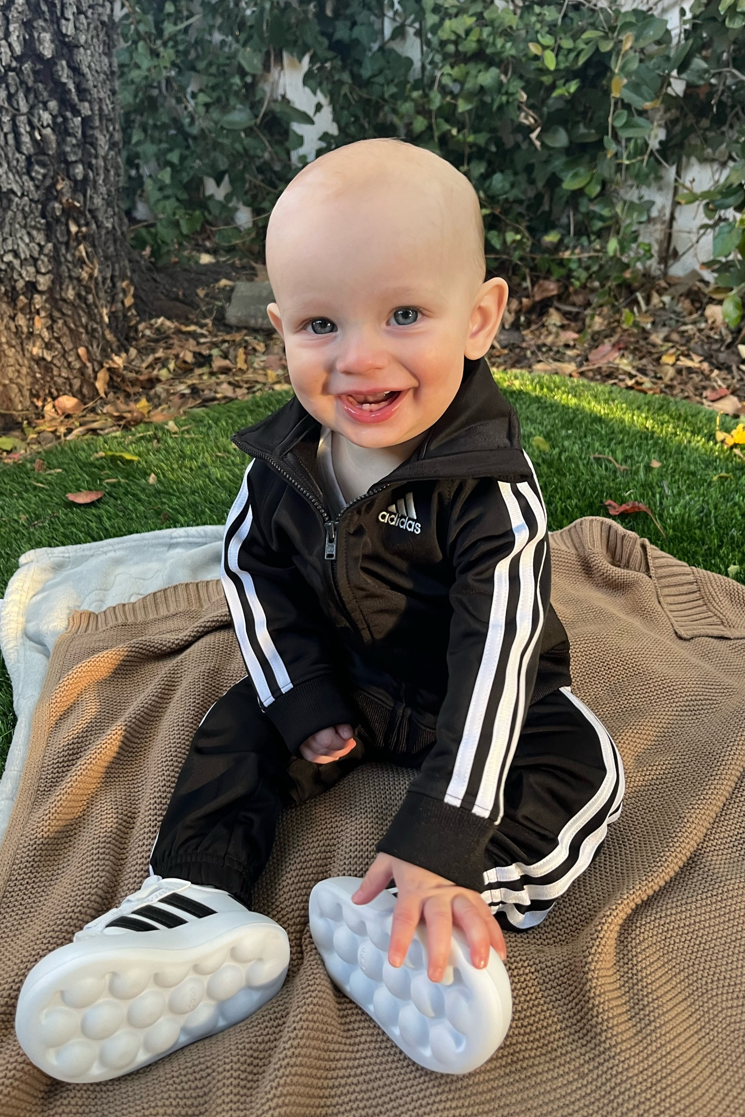 Adidas track suit 10 month old baby boy outfit favorite 

#LTKBaby #LTKFamily #LTKKids