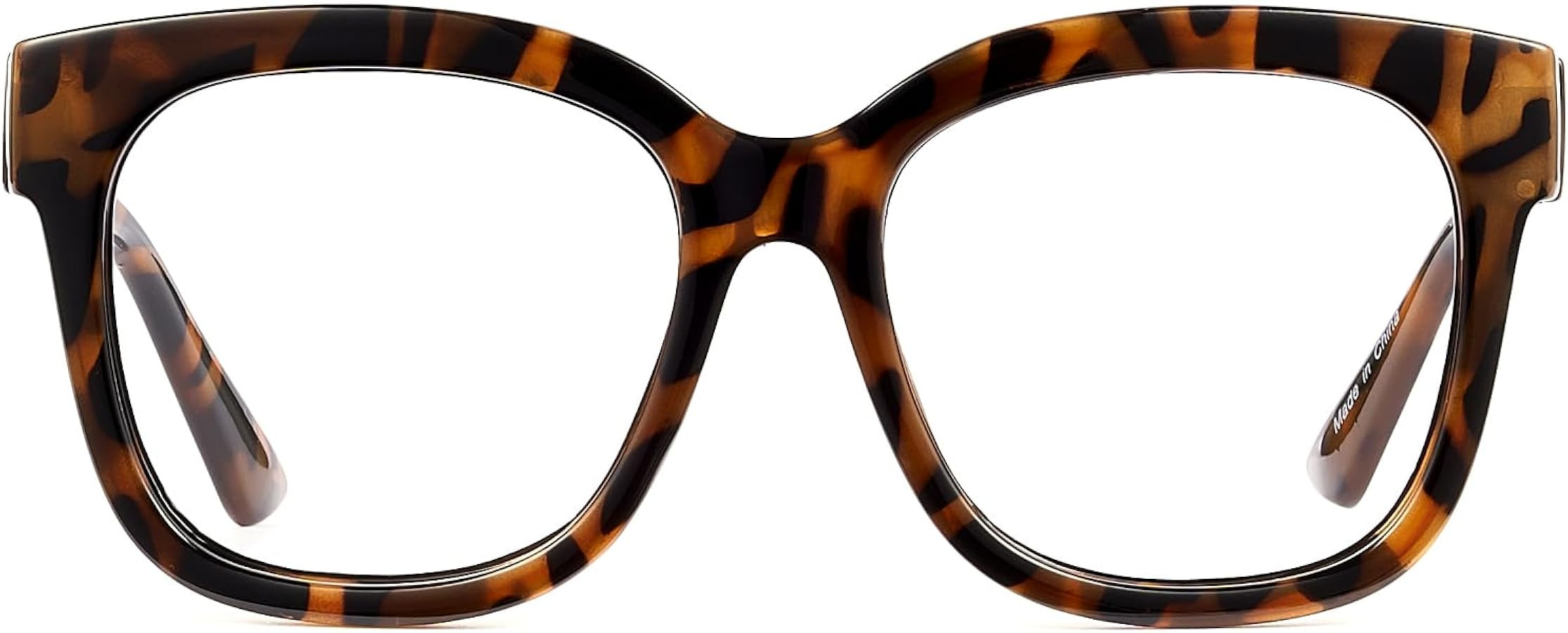 JIM HALO Oversized Blue Light Glasses for Women Square Chunky Bluelight Computer Glasses Reduce E... | Amazon (US)