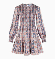 The Viviana Mini Nap Dress - Navy Emma Stripe | Hill House Home US