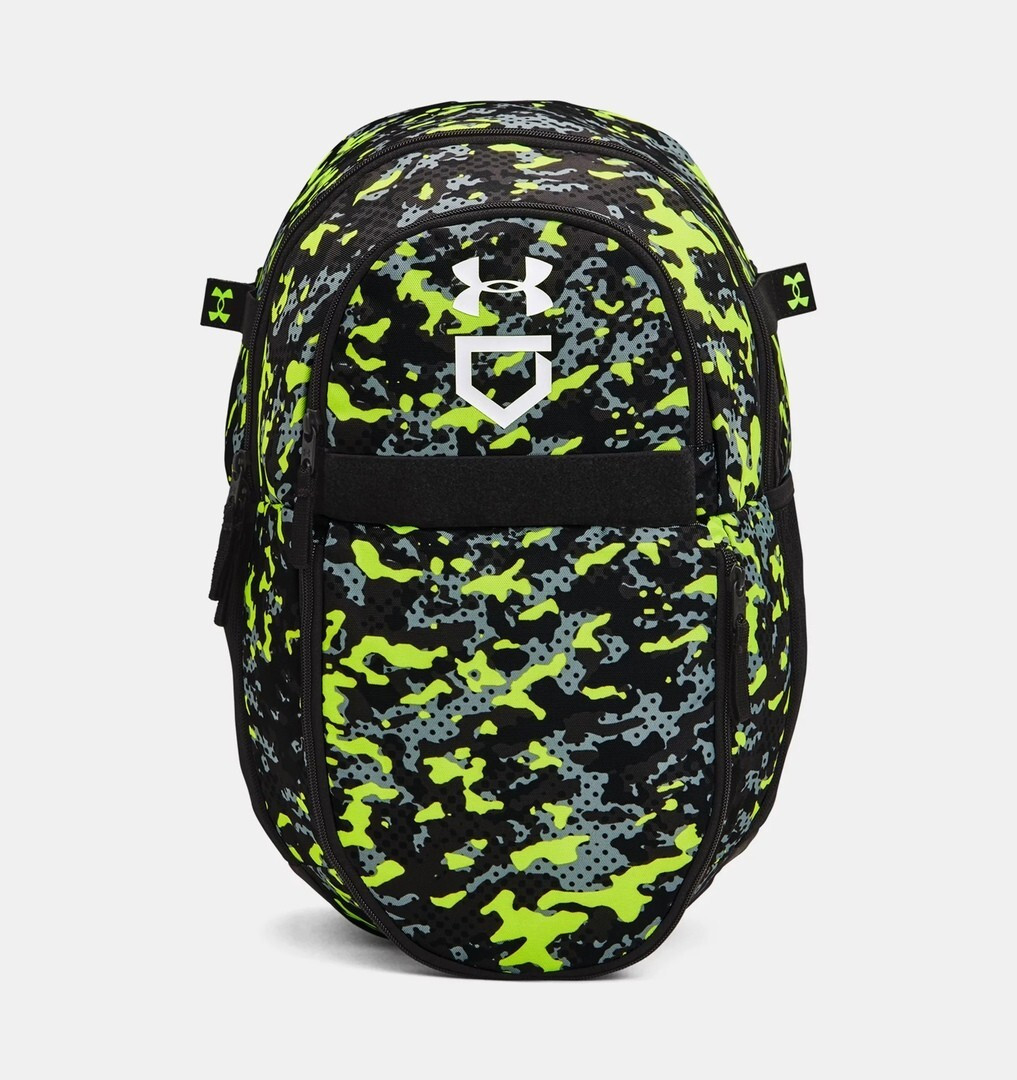 NWT Under Armour Kids' UA Ace 2 T-Ball Backpack  Black/High-Vis Yellow | eBay US