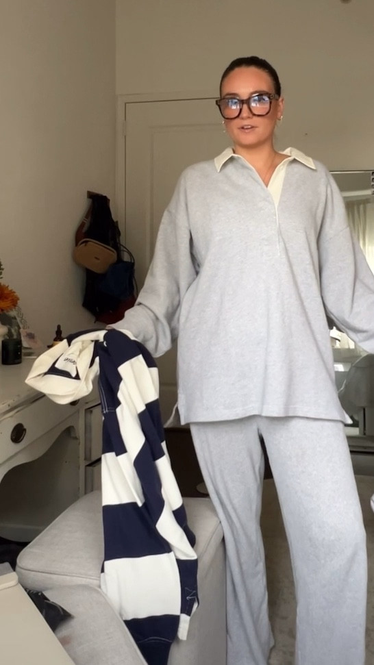 Favorite Rugby shirts on sale 🤍 #aerie #rugbyshirt #stripedsweatshirt