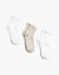 Three-Pack MWL Cloudlift Ankle Socks | Madewell