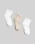 Three-Pack MWL Cloudlift Ankle Socks | Madewell