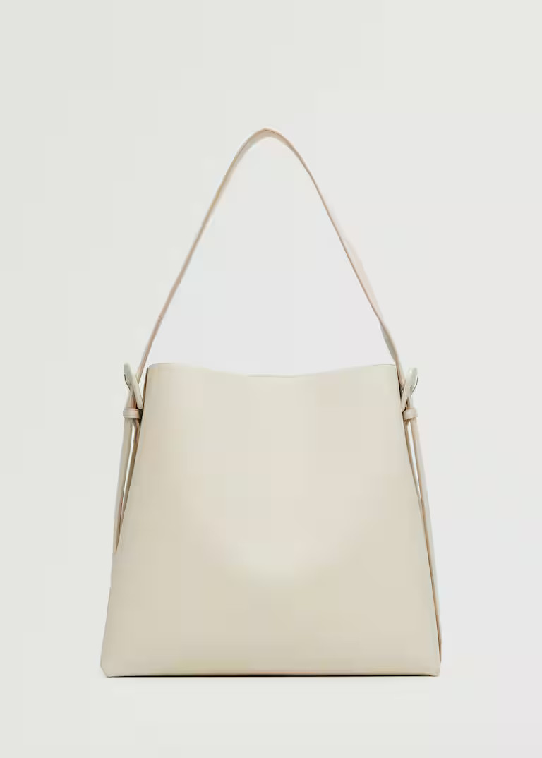Shopper bag with buckle | MANGO (US)