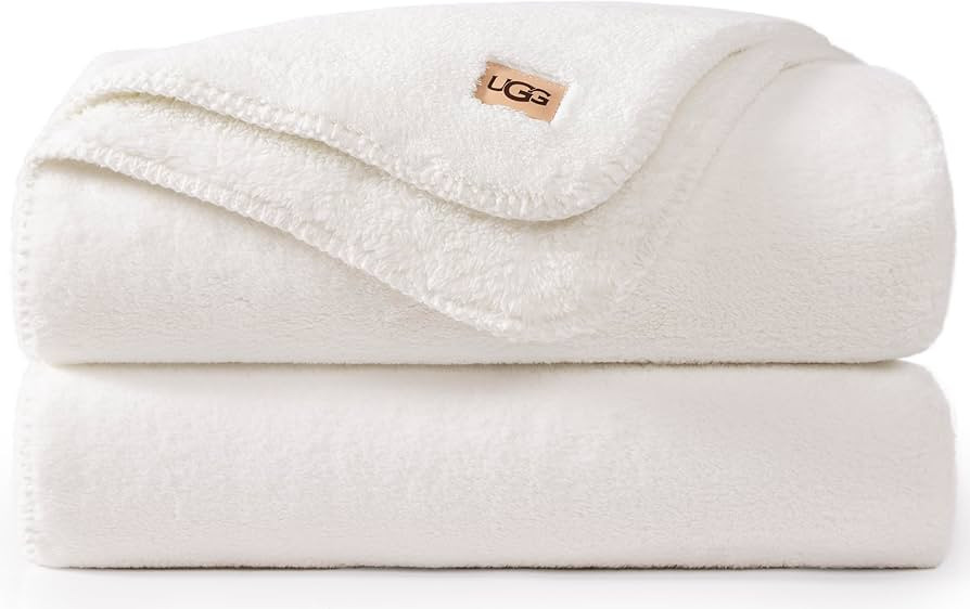 UGG Whitecap Plush Throw Blanket Fleece Soft Fuzzy Throw Blankets for Couch or Bed, Home Decor, W... | Amazon (US)