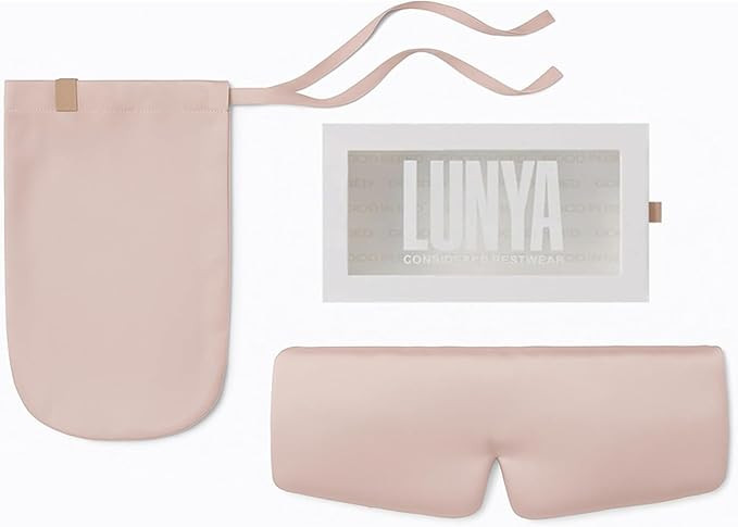 Lunya Washable Silk Sleeping Mask – Thermoregulating Mulberry Silk, Light Blocking and Comforta... | Amazon (US)