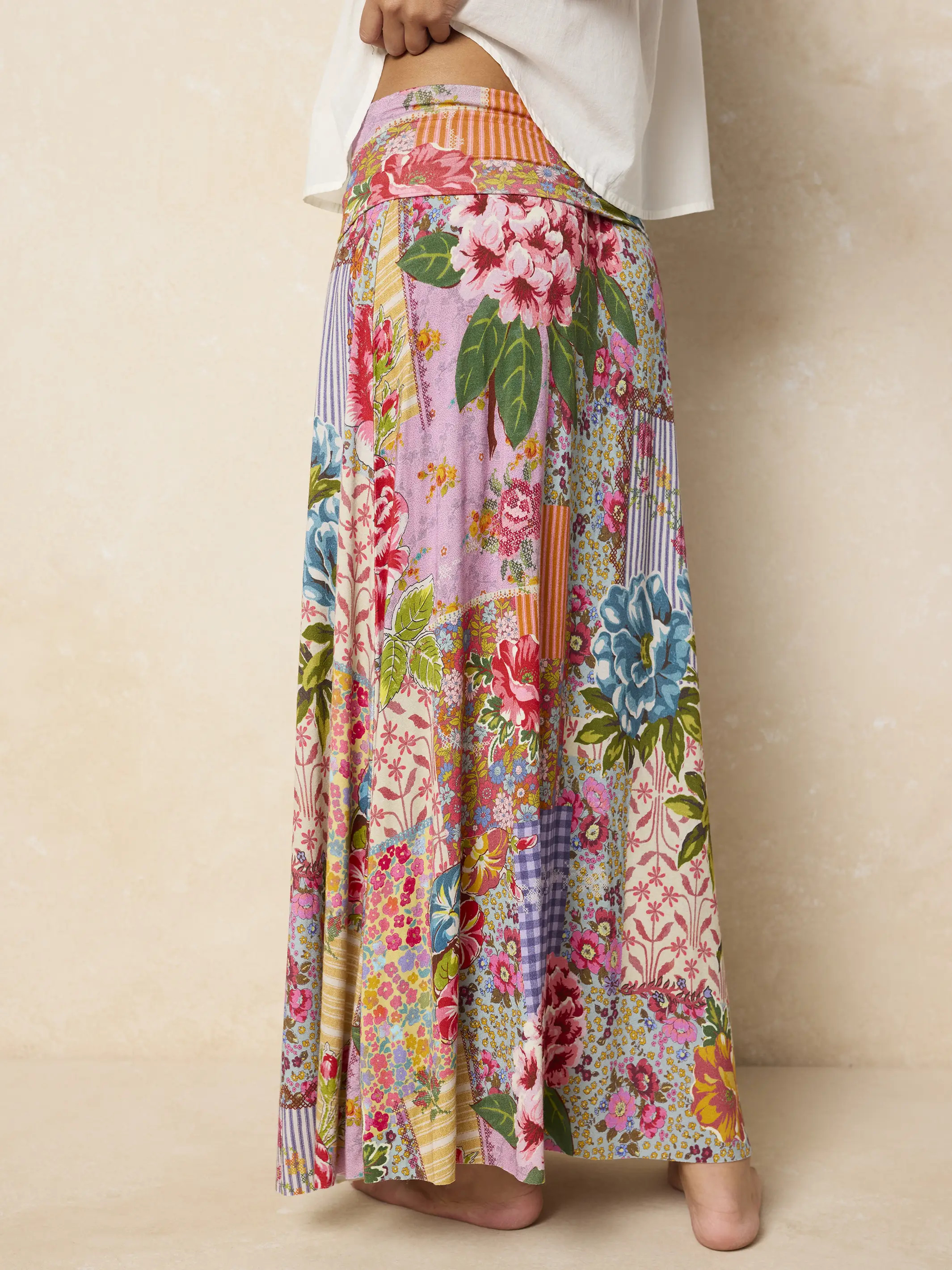 Live-In-It Knit "ButterSoft" Maxi Skirt | Natural Life