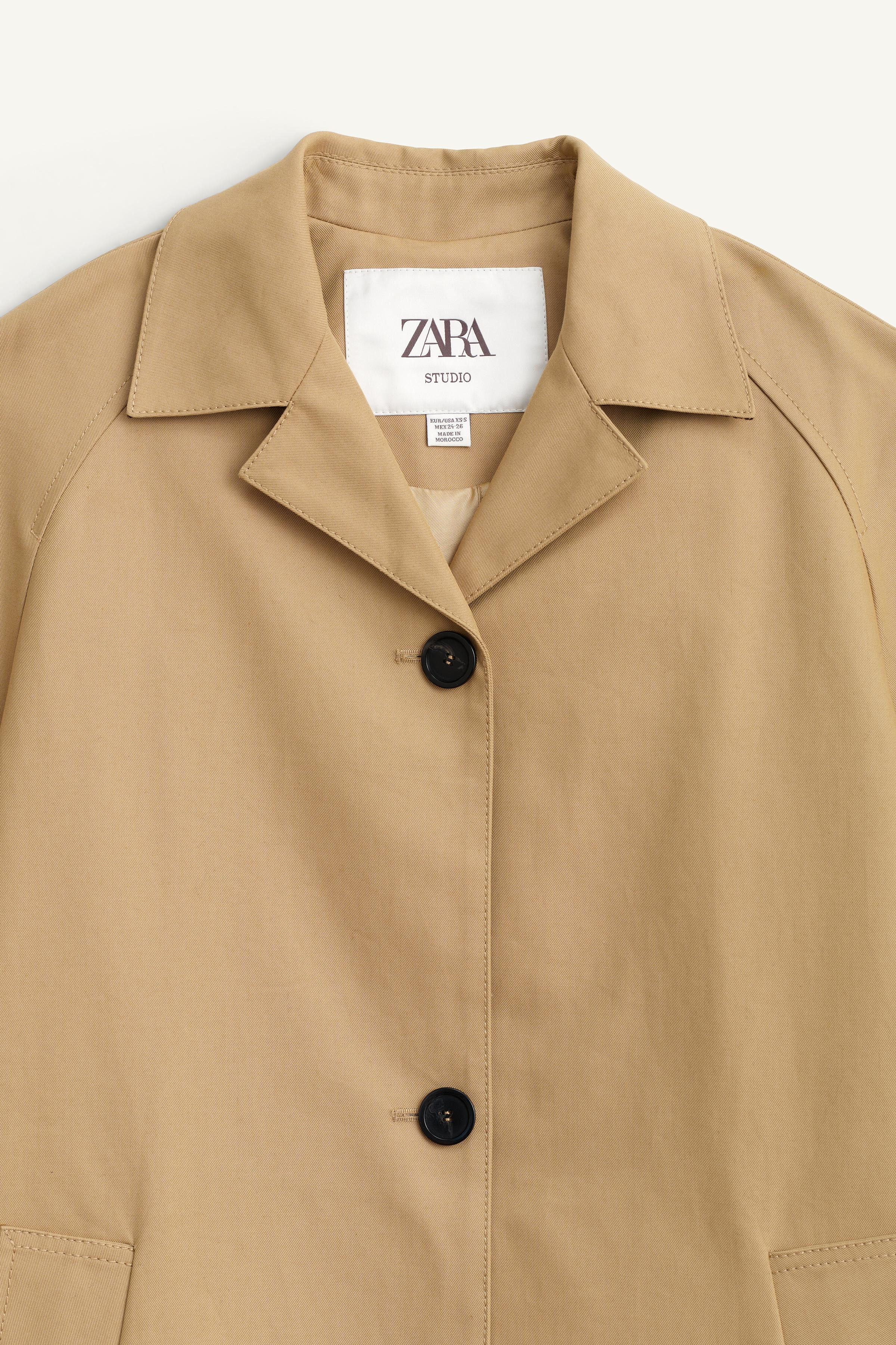 LIMITED EDITION STRAIGHT TRENCH COAT | Zara UK