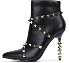 Cape Robbin INES Sexy Stiletto Sculpted High Heels Booties for Women, Pointed Toe Ankle Boots wit... | Amazon (US)