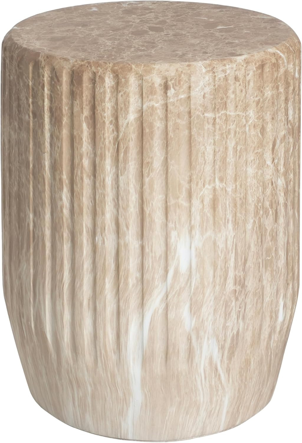 Christopher Knight Home Jayme Outdoor Cylinder Side Table, Lightweight Concrete End Table, Gear-S... | Amazon (US)