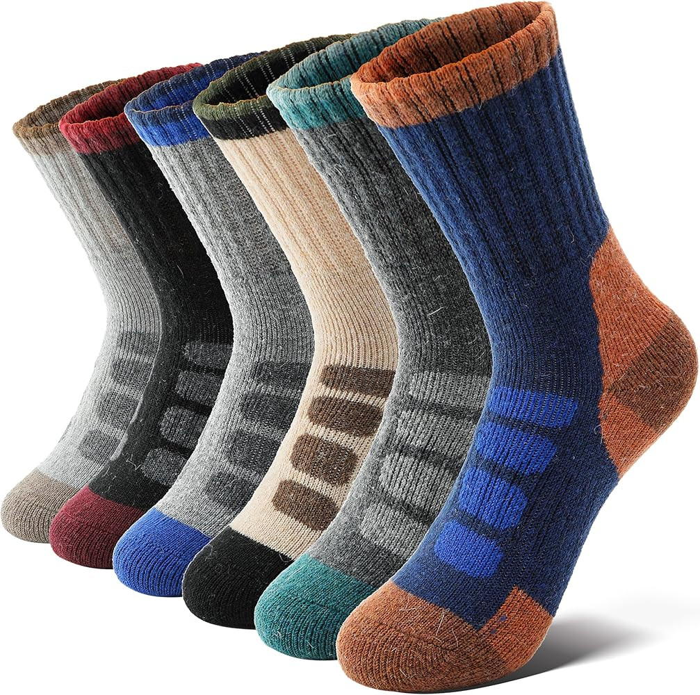 Anlisim Kids Merino Wool Hiking Socks, Boys Girls Toddlers | Amazon (US)