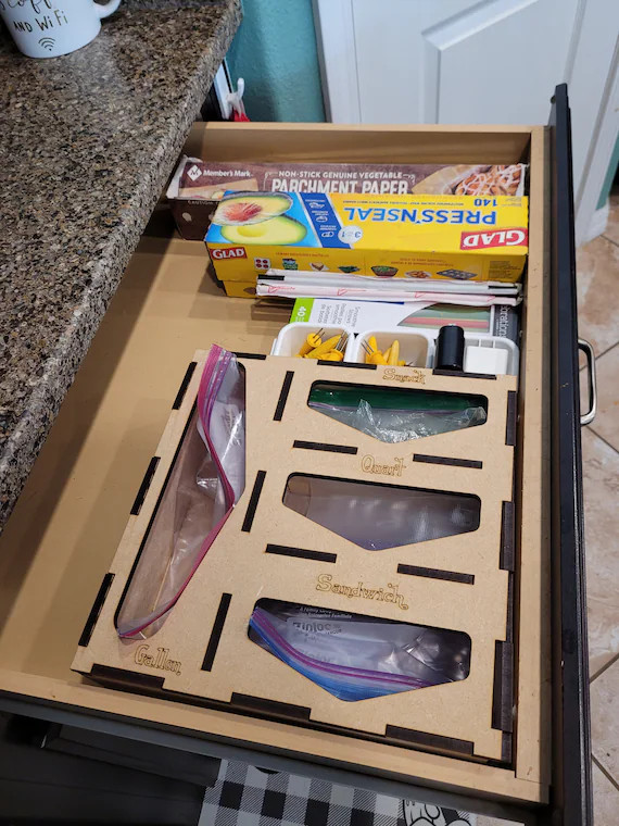 Kitchen Baggie Organizer | Etsy | Etsy (US)