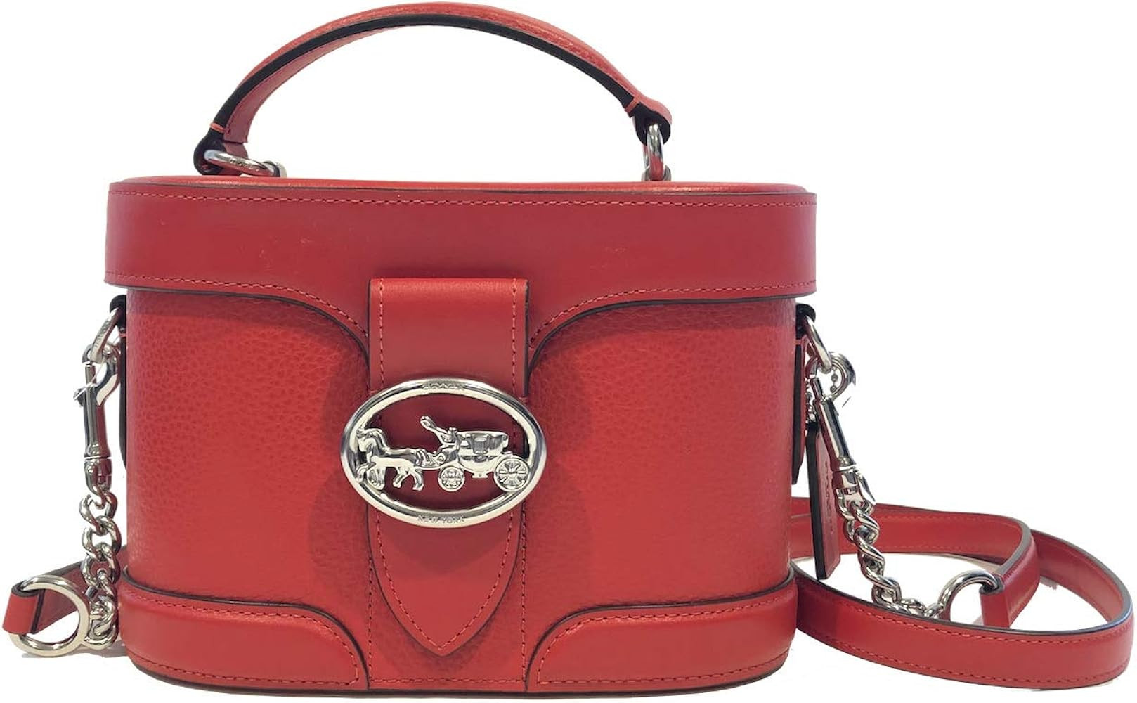 COACH Womens Georgie Gem Crossbody In Pebble Leather | Amazon (US)