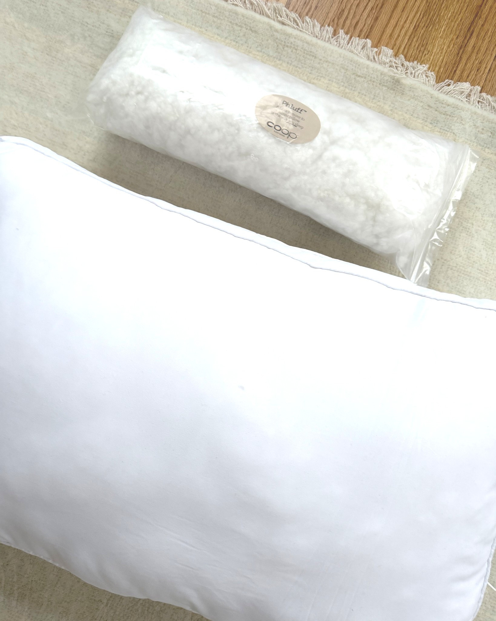 Pack of 2 Coop adjustable pillows! Comes with extra fluff if you like a fluffy pillow or take fluff out for a thinner one on sale today @hsn. #hsninfluencer #lovehsn #ad 

#LTKselfcare #LTKHome #LTKSaleAlert