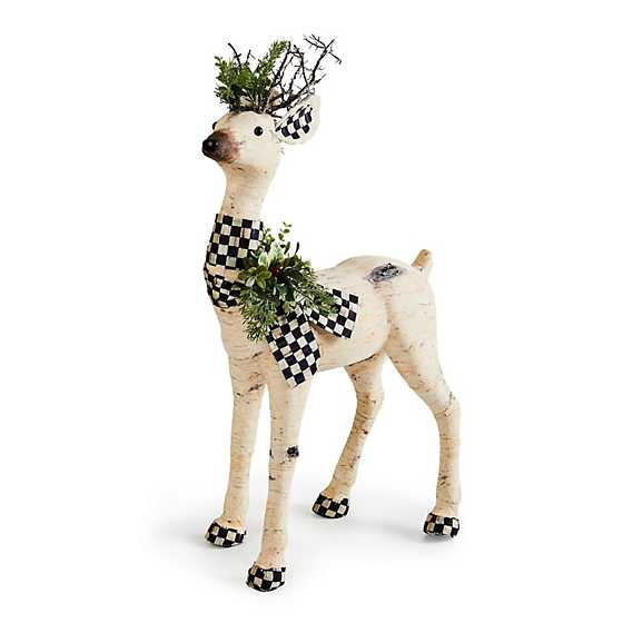 Farmhouse Holiday Birch Deer Figurine | MacKenzie-Childs