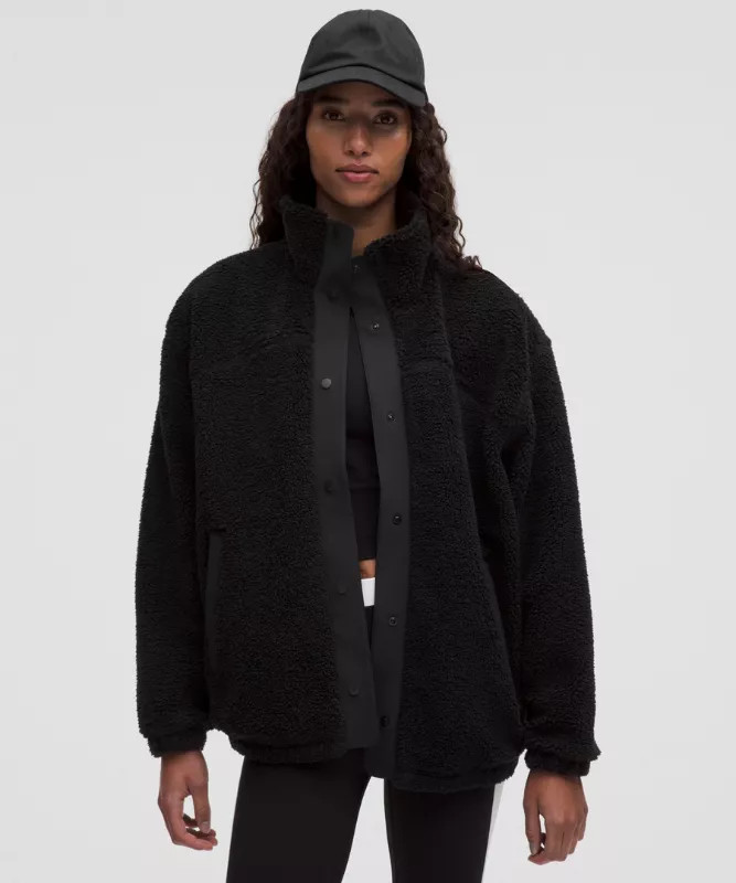 Boucle Fleece Snap-Button Jacket | lululemon (AU)