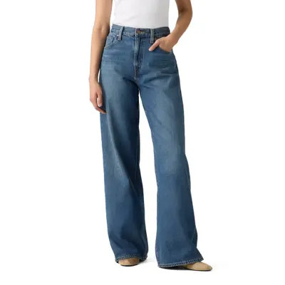 levi's Cinch High Waist Baggy Wide Leg Jeans in Pass The Parcel at Nordstrom, Size 23 X 31 | Nordstrom