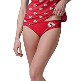 Kansas City Chiefs NFL Womens Mini Logo Bikini Bottom - L | Amazon (US)