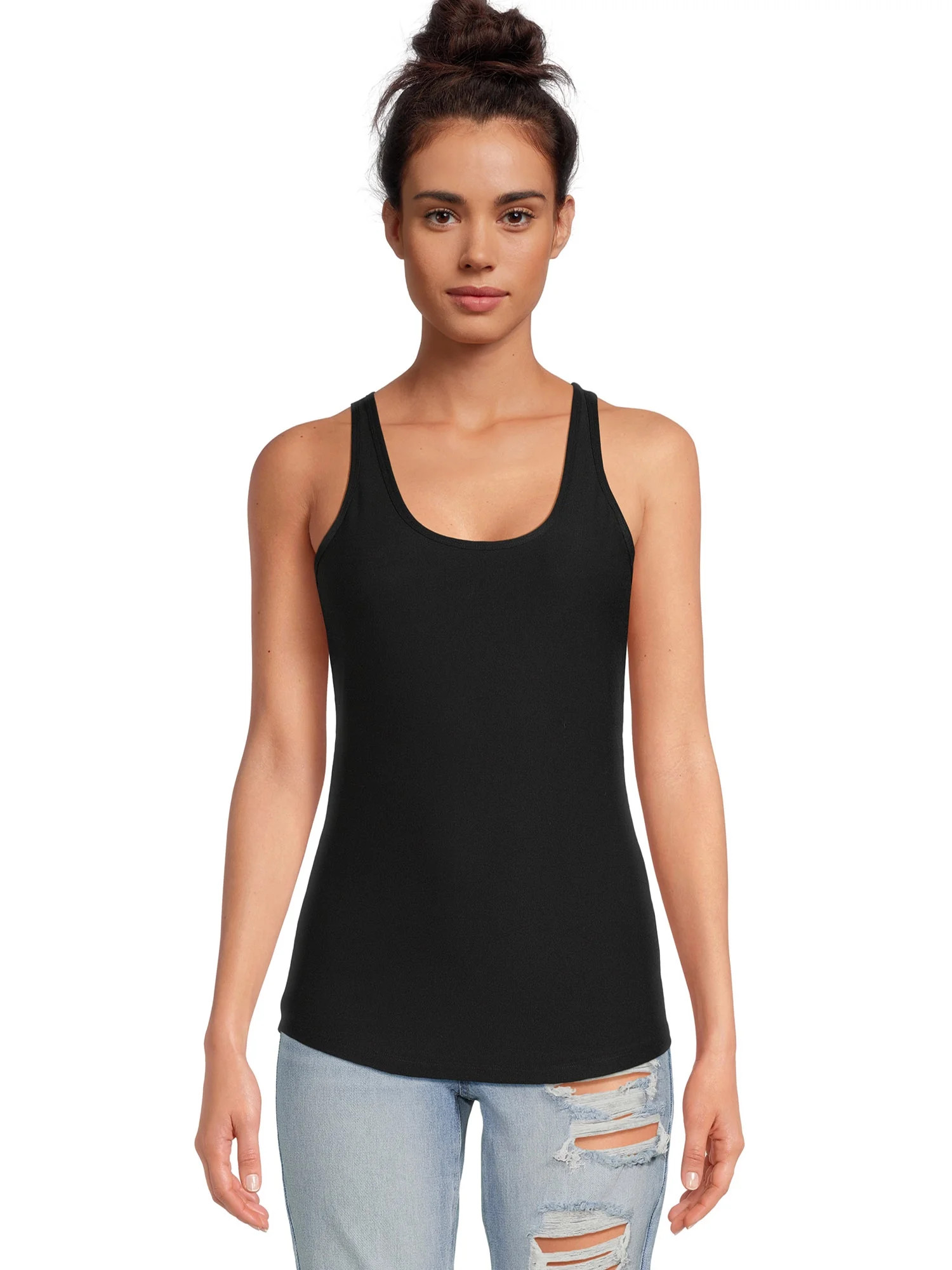 No Boundaries Juniors' Scoop Neck Tank Top | Walmart (US)