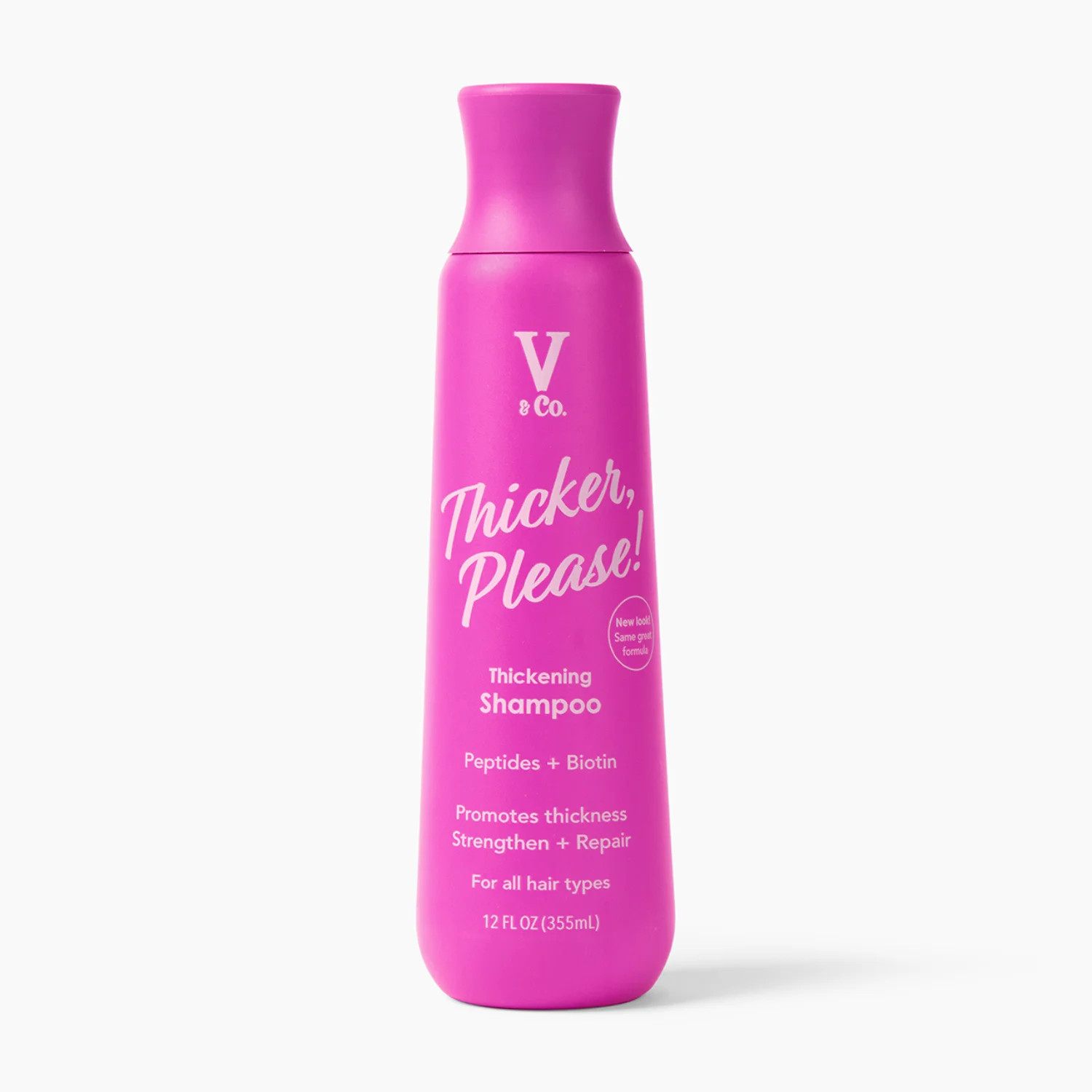 V&Co. Beauty Adults & Teens Thickening Shampoo with Peptide Technology, 12 oz, | Walmart (US)