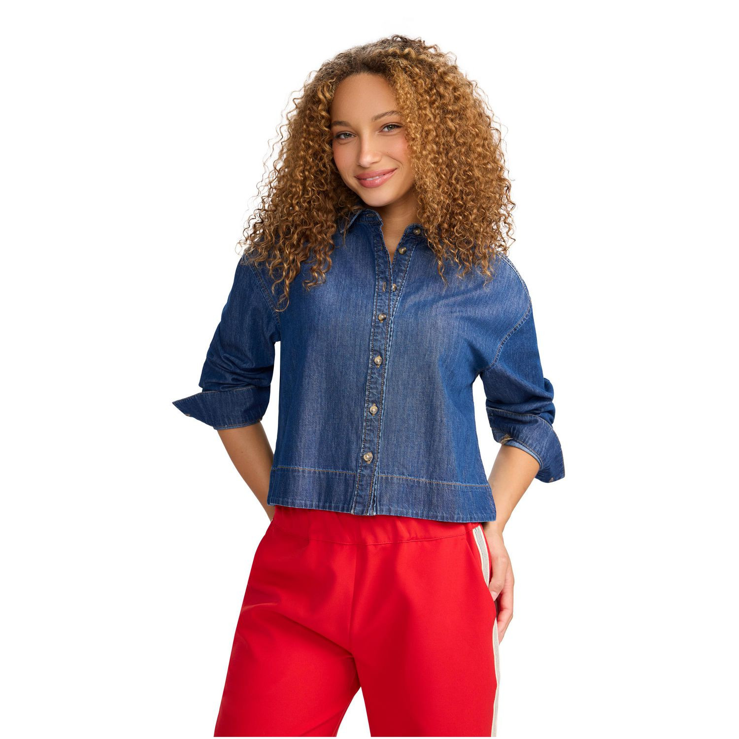 Esprit Women's Denim Shirt, Sizes XS-XXL | Walmart (CA)