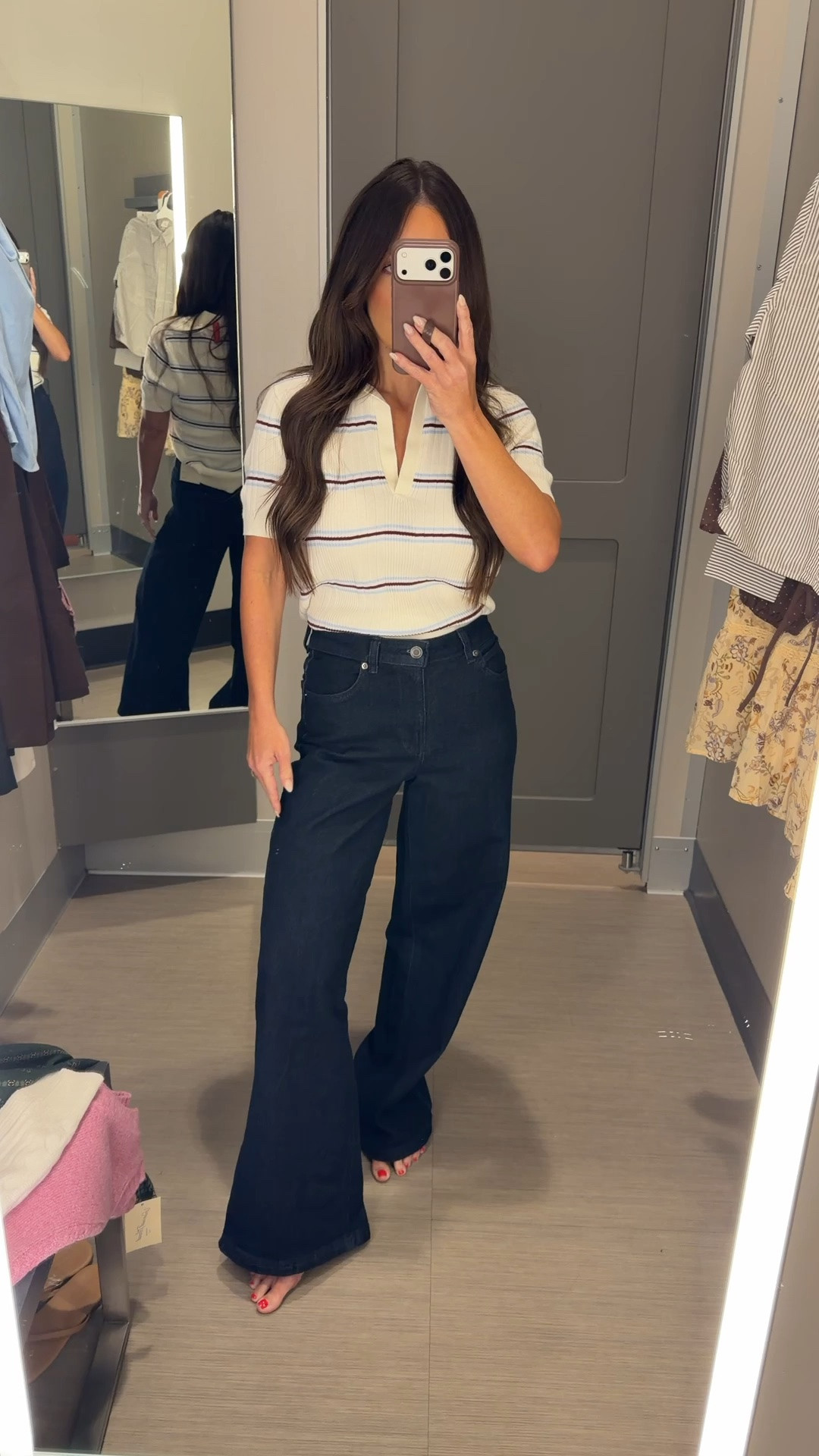 This Target outfit is such an easy everyday fall look 🤎 The soft knit top is lightweight and easy to tuck, and these dark wash wide-leg jeans have the prettiest shape. I’m wearing a small in the top and a size 2 in the jeans. Shop the full look in my LTK!

Target fall outfit, Target women’s fashion, Target knit top, soft knit polo top, dark wash jeans, wide leg jeans, Target denim, affordable fall fashion, casual fall outfit, everyday outfit, petite friendly fashion, fall basics, Target outfit ideas

#LTKootd #LTKSaleAlert #LTKPetite
