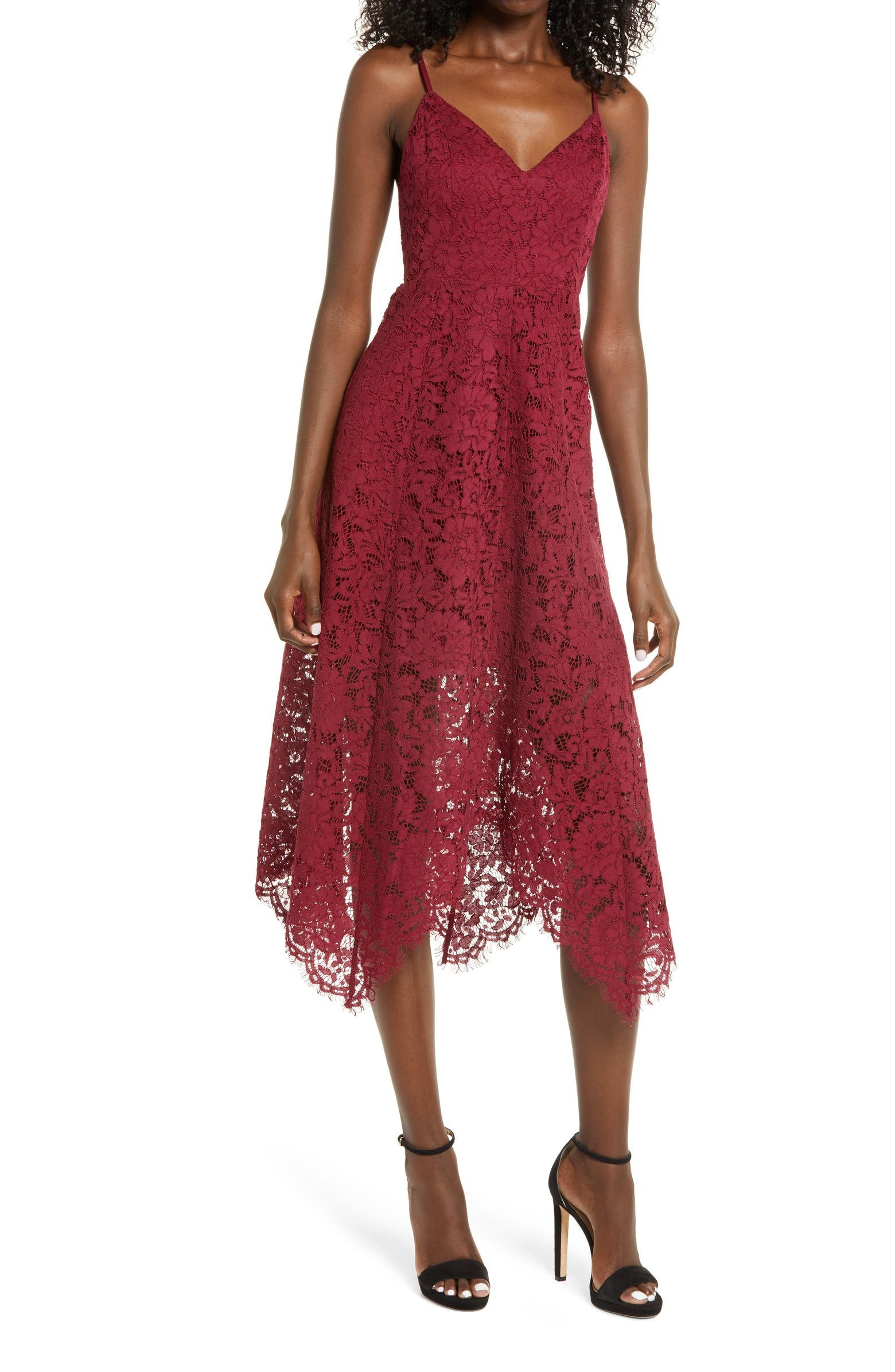 Lulus One Wish Lace Floral Dress | Nordstrom | Nordstrom
