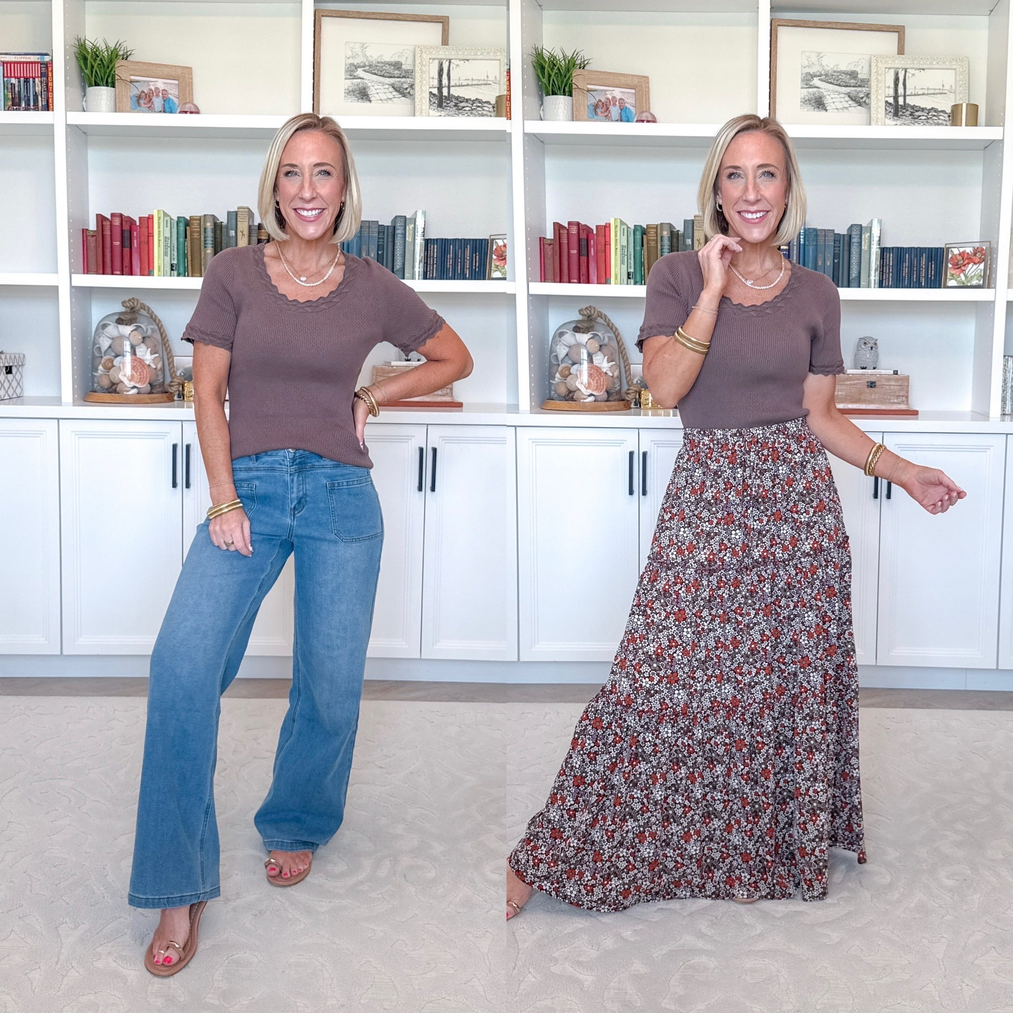 Amazon - spring sales & summer sweaters. Short Sleeve Scoop Neck Sweater - size Small. 6 colors. * Maxi Skirt - size small. 

 

#LTKSeasonal #LTKOver40 #LTKSaleAlert