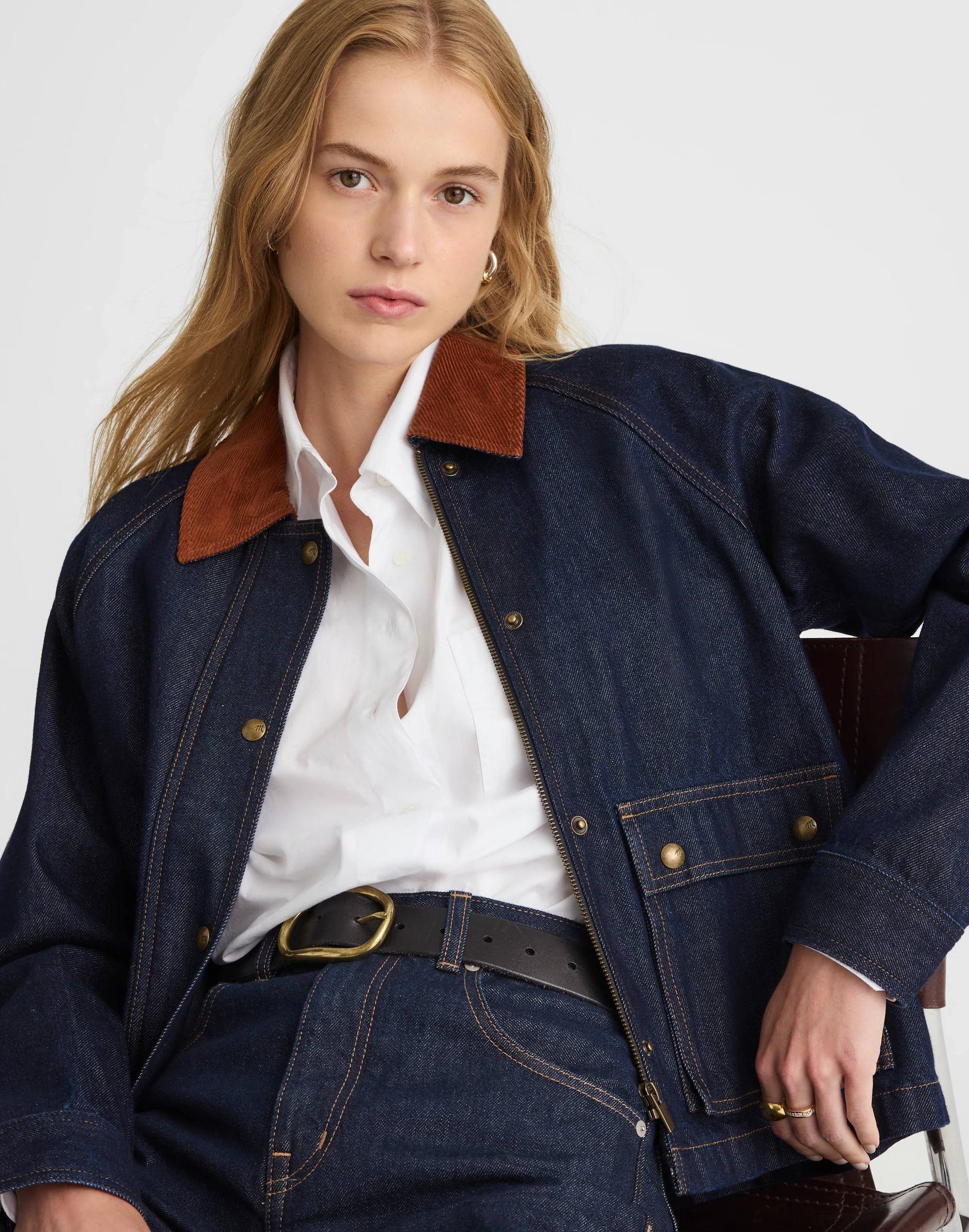 Denim Trapeze Jacket | Madewell | Madewell