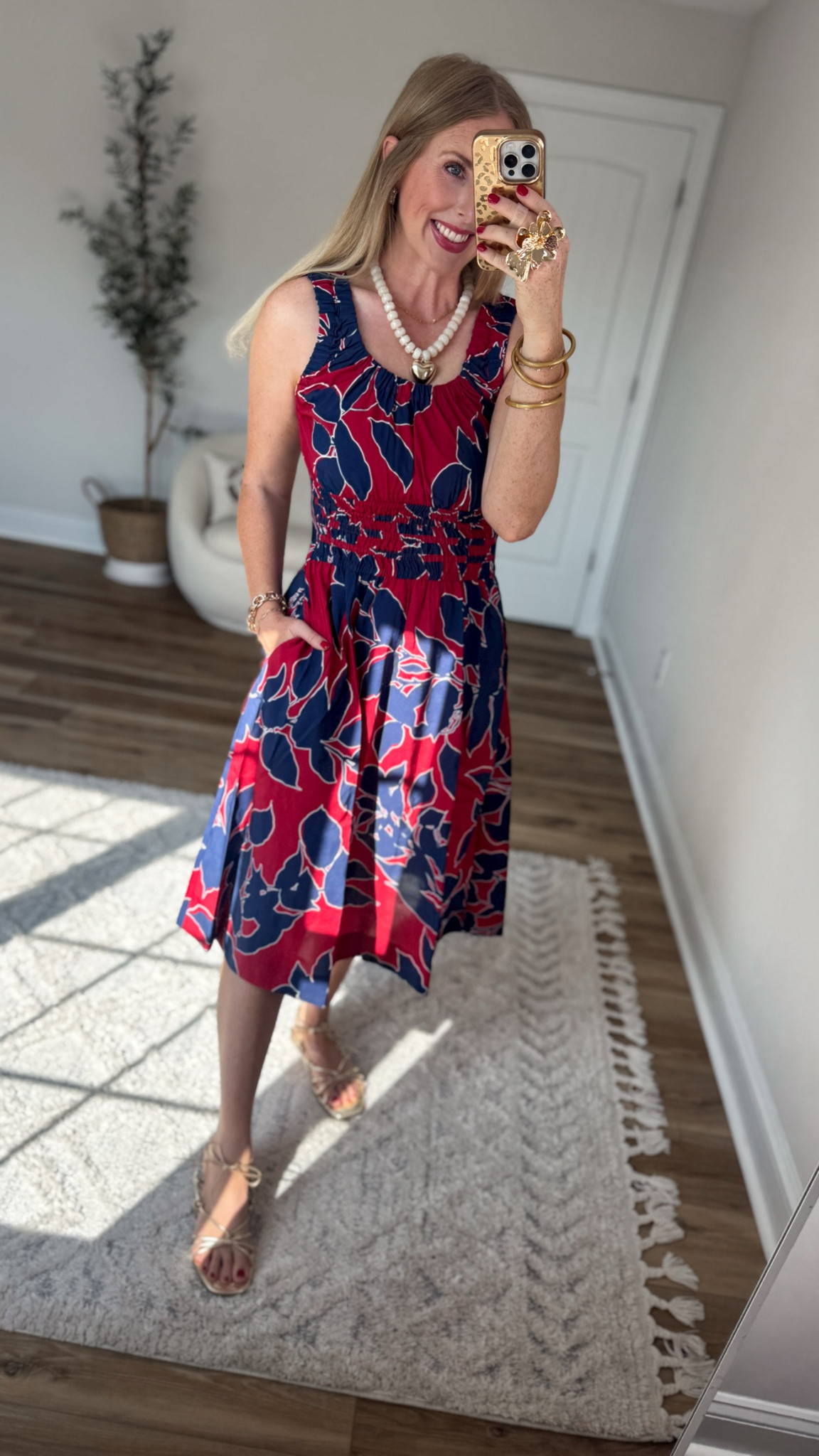 Weekend Walmart Wins try-on
Navy & maroon floral midi dress- small

#LTKootd #LTKmomlife