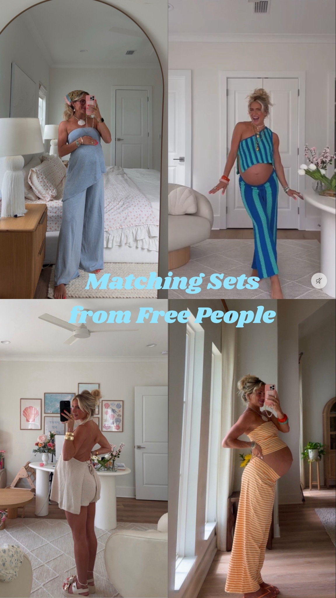 In love with these matching sets from Free People 🩵 So perfect for summer! 

#LTKTravel #LTKStyleTip #LTKSummerEdit