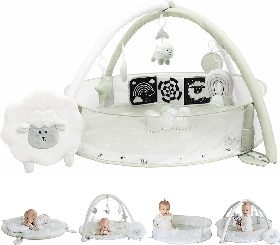 6-in-1 XL Play Mat & Play Gym, Baby Gym, Baby Activity Gym, Sensory Exploration and Motor Skill D... | Amazon (US)