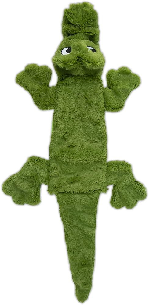 Best Pet Supplies 2-in-1 Stuffless Squeaky Dog Toy - Alligator, Small | Amazon (US)