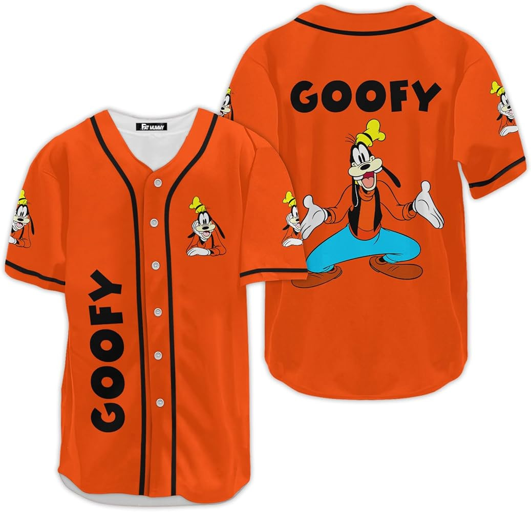 Casual Funny Character Baseball Jersey, Baseball Jersey for Cartoon Movie Lover | Amazon (US)