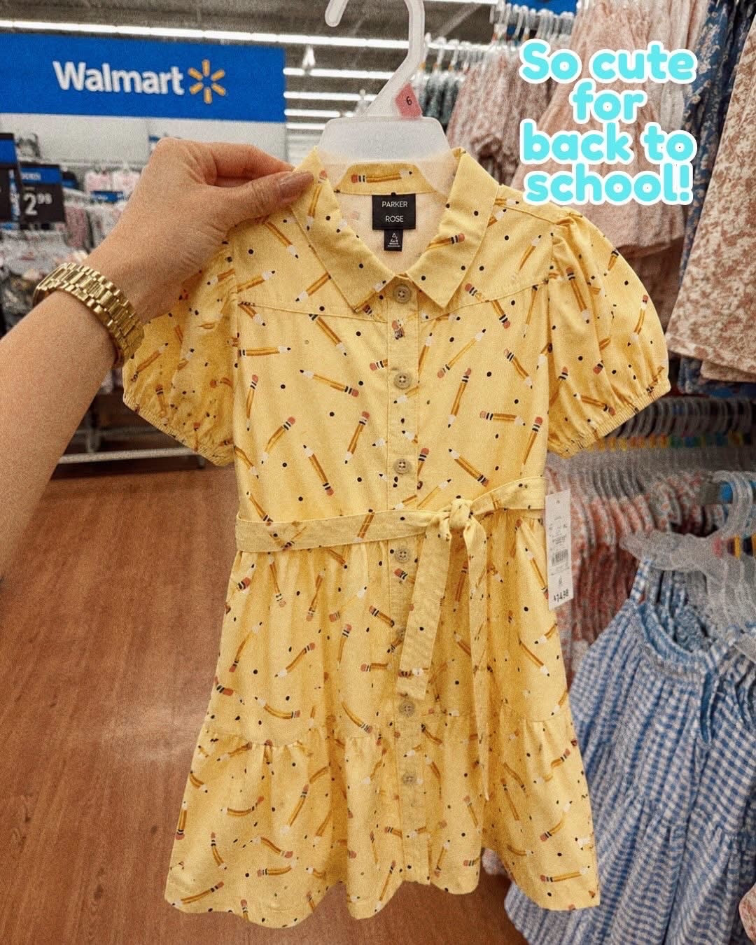 Back to school first day outfit for little girls 🥺 The sweetest back to school dress!! ✏️ Walmart finds + first day of school finds + back to school

#LTKdayinmylife #LTKmomlife #LTKKids