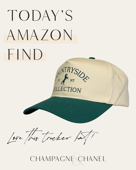 Love this Amazon trucker hat!

#LTKstyletip #LTKSeasonal #LTKfindsunder50