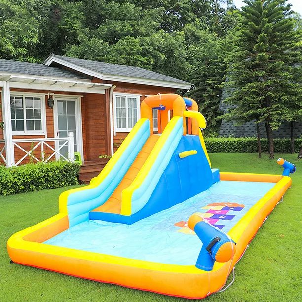 SKONYON Kids Bounce House Inflatable Water Slide with Blower | Walmart (US)