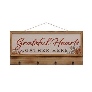 Grateful Hearts Wall Hanging with Hooks by Ashland® | Michaels Stores