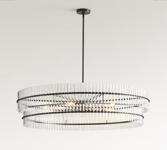 Mallory Crystal Round Chandelier (30"-48") | Pottery Barn (US)