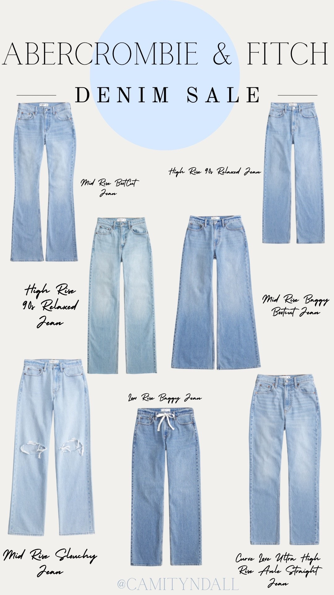 Abercrombie & Fitch Denim Sale - 30-50% off! Extra 15% off with code DENIMAF 💙

#LTKSaleAlert #LTKStyleTip #LTKFindsUnder100