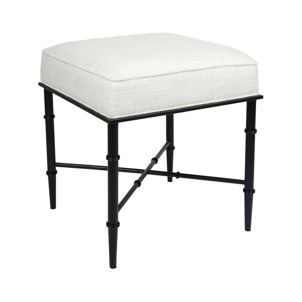 White Hacienda Stool | Temple & Webster AU