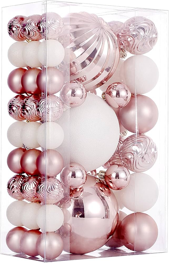Christmas Ball Ornaments for Xmas Decorations,50 pcs Christmas Extra Large Tree Shatterproof Orna... | Amazon (US)