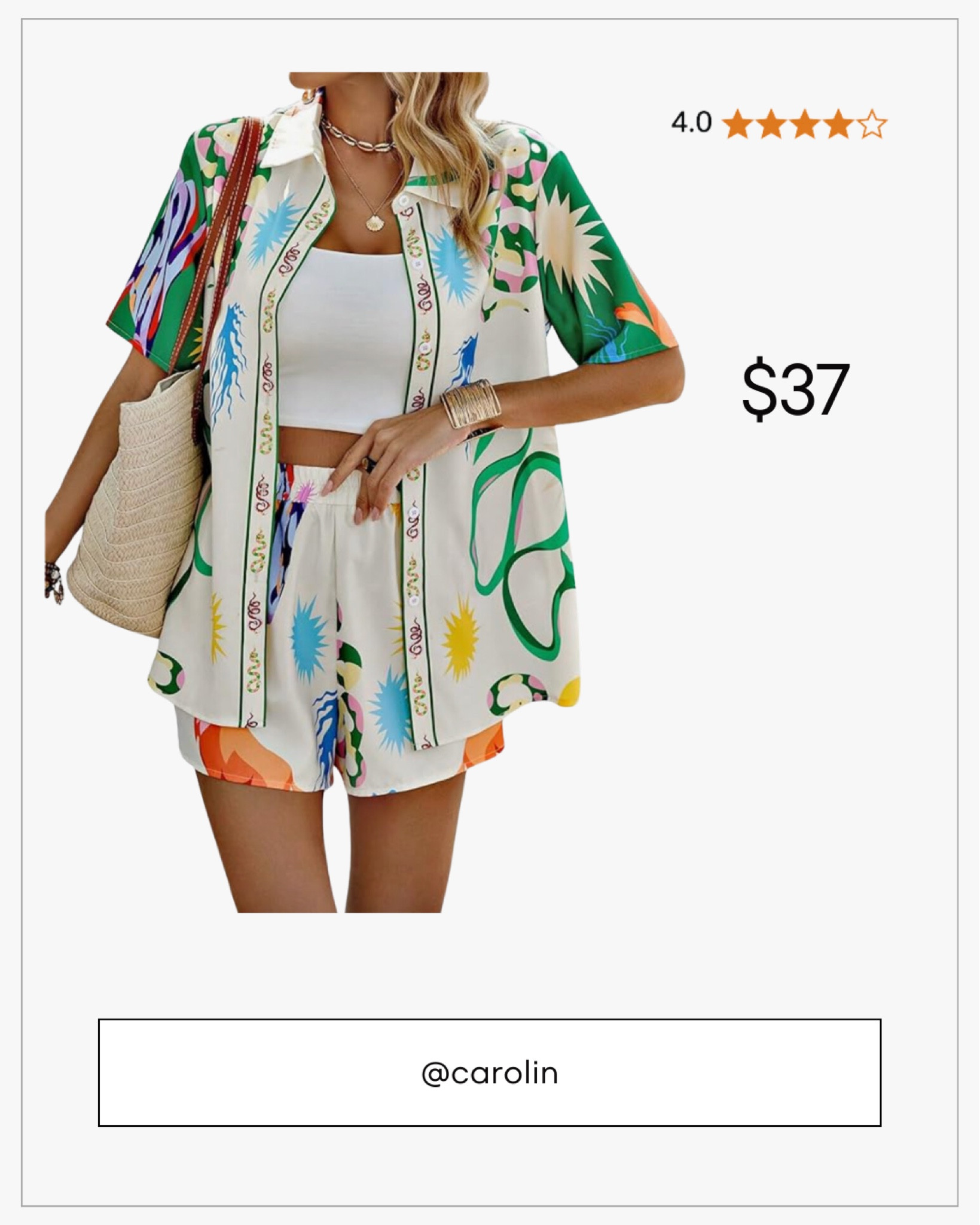 Two piece sets are it this season! Love the fun design on this one

#LTKSummerSales #LTKStyleTip