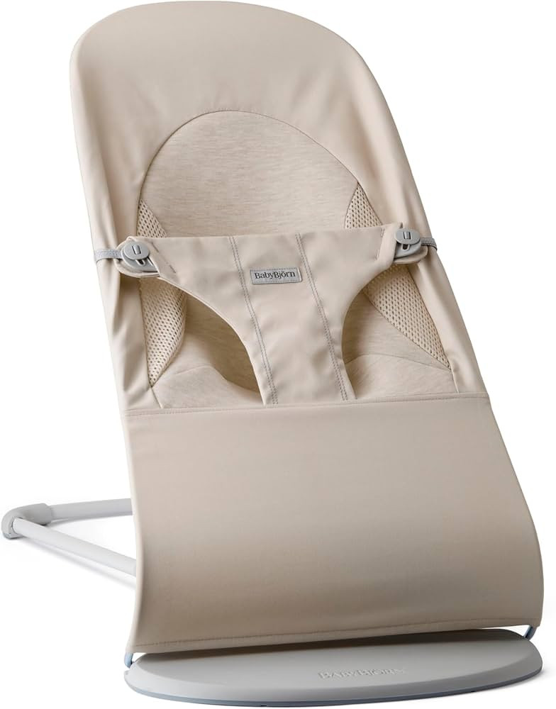 BabyBjörn Bouncer Balance Soft Woven/Jersey, Tri-Fabric, Light Beige | Amazon (UK)