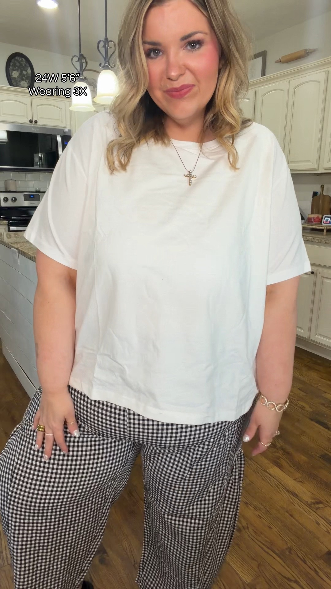 Klassy does it again! A perfect white tee with a built in bra - no worrying about your bra showing through!

#LTKPlusSize