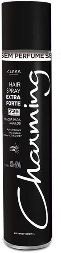 Hair Spray Fixador 400 Ml Black Unit, Charming | Amazon (BR)