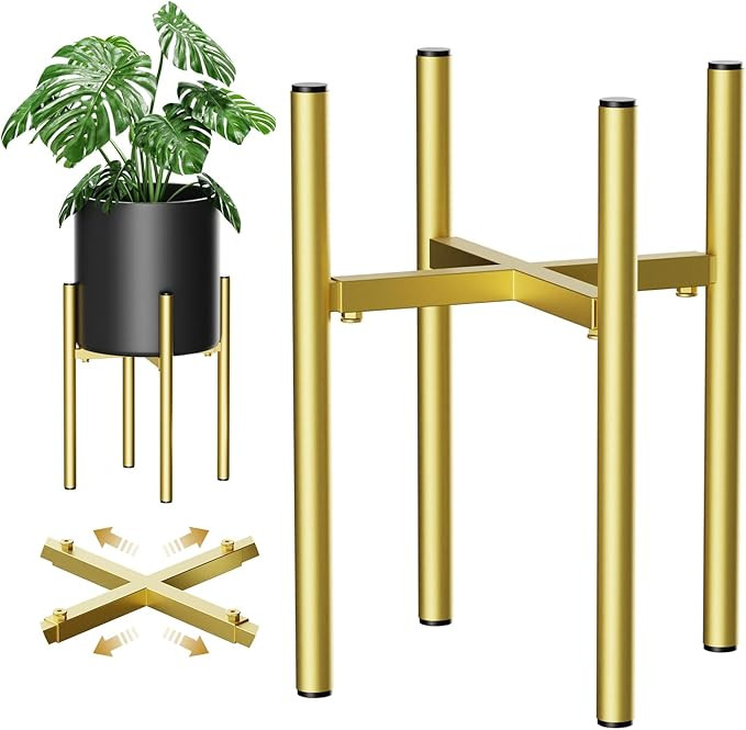 Plant Stand - Metal Plant Stands for Indoor Plants Adjustable for 8-12 inches Plant Pot (not Incl... | Amazon (CA)