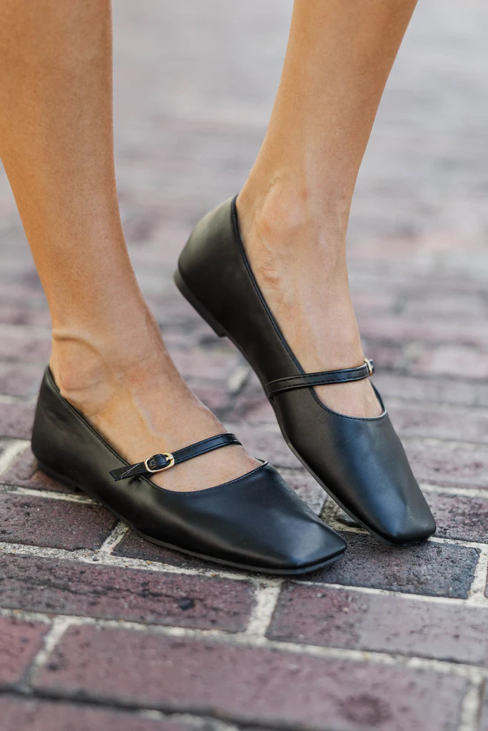 Time After Time Black Flats | The Mint Julep Boutique