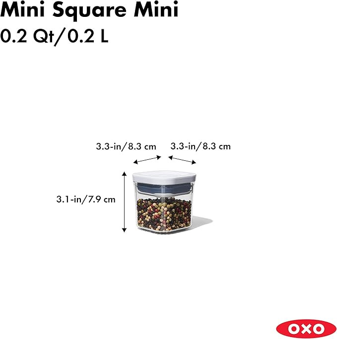 OXO Good Grips 4-Piece Mini POP Container Set & Good Grips POP Container - Airtight Food Storage ... | Amazon (US)